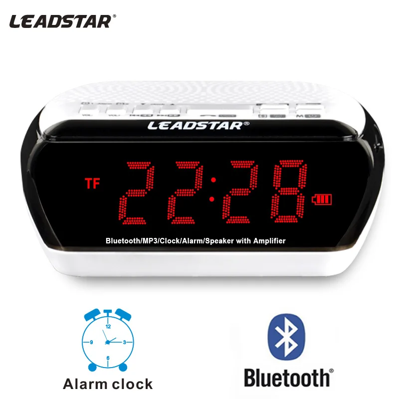 Leadstar беспроводная мини портативная Bluetooth колонка TF FM радио музыка Led двойной