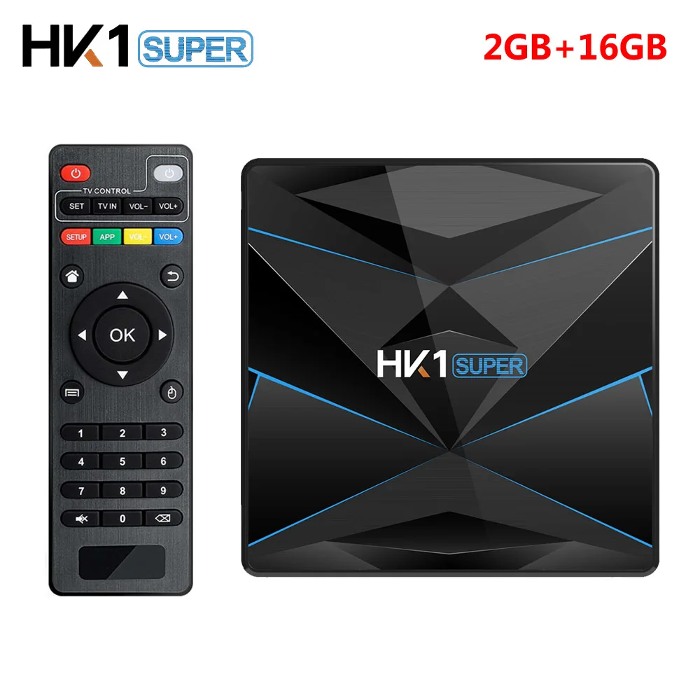 HK1 супер Android 9,0 tv Box 4 ГБ ОЗУ 128 Гб ПЗУ RK3318 медиаплеер 2,4G 5G WiFi Bluetooth 4,0 4 K HD Смарт-приставка vs H96 MAX - Цвет: only 2GB 16GB TV box