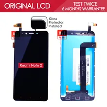 100% Tested original Brand TFT 1280×720 For XiaoMi Redmi Note 2 LCD Display with Touch Screen Digitizer Assembly