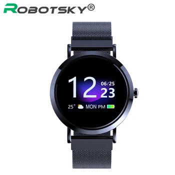 

Robotsky New Fashion CV08C Sports Smart Watch Bluetooth Fitness Bracelet Heart Rate Blood Pressure Smartwatvch for Android IOS