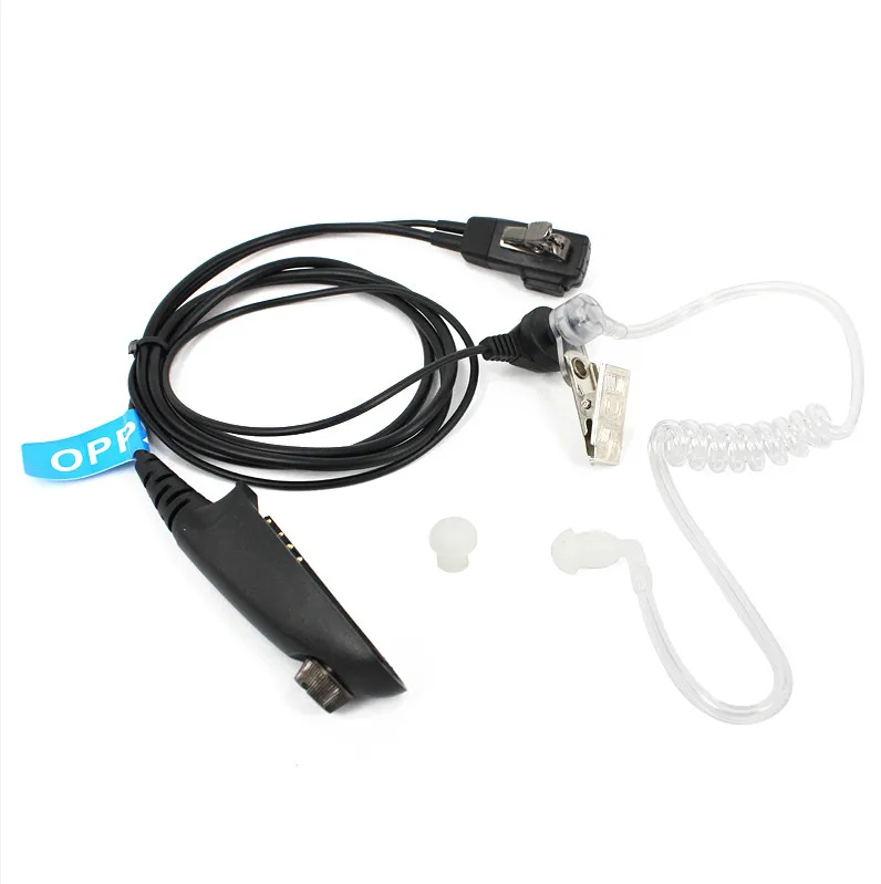 Two way Radio Acoustic Tube Headset Earpiece For Motorola Walkie Talkie Radios Gp328 Gp338 Ptx760 HT750 3