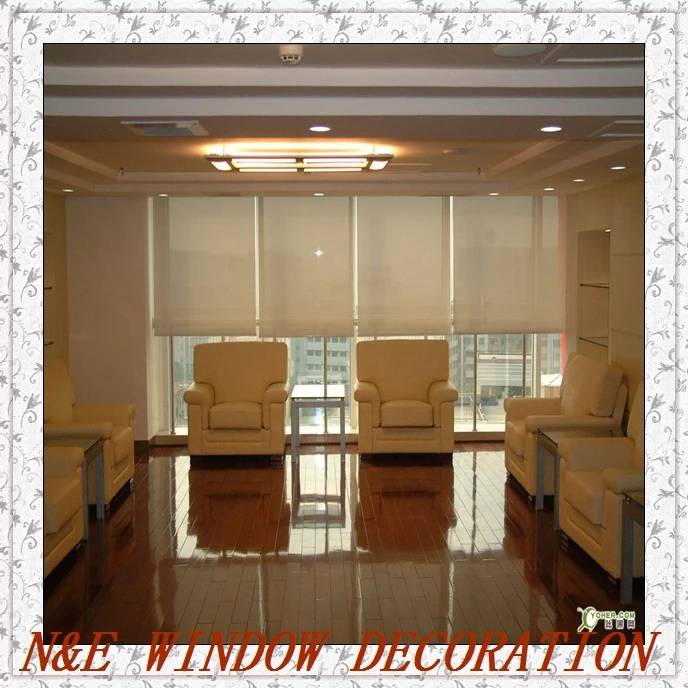 

Free shipping roller blinds 100% blackout with customized size high- quality livingroom/office window blinds
