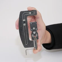 1 шт. Pro Нержавеющая сталь Полу Автоматический рыболовный крючок линия уровня галстук устройство для скрепления инструмент Pesca рыболовные принадлежности