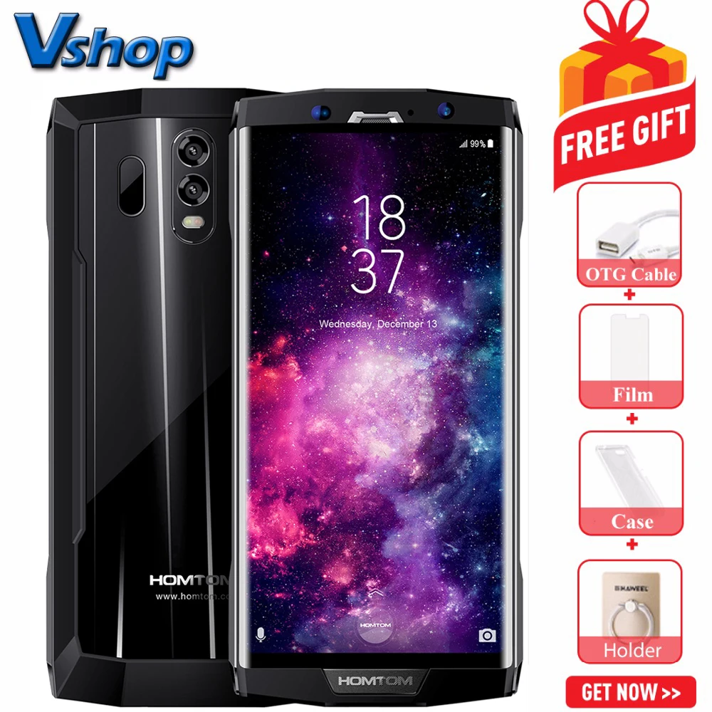 Оригинальный HOMTOM HT70 4G мобильный телефон Android 7 0 B + 6 восьмиядерный смартфон 10000 мАч