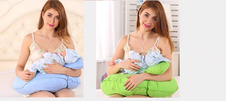 Мягкий хлопок подушки для беременных для кормящих грудью Подушка регулируемый пояс подушки для кормления Baby Care
