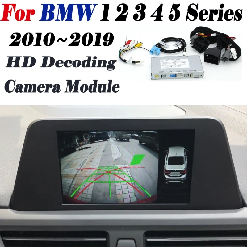 

rear view camera for BMW Adapter Original Screen Display Update System front backup Camera Decoder For 1 2 3 4 Series 2010~2019