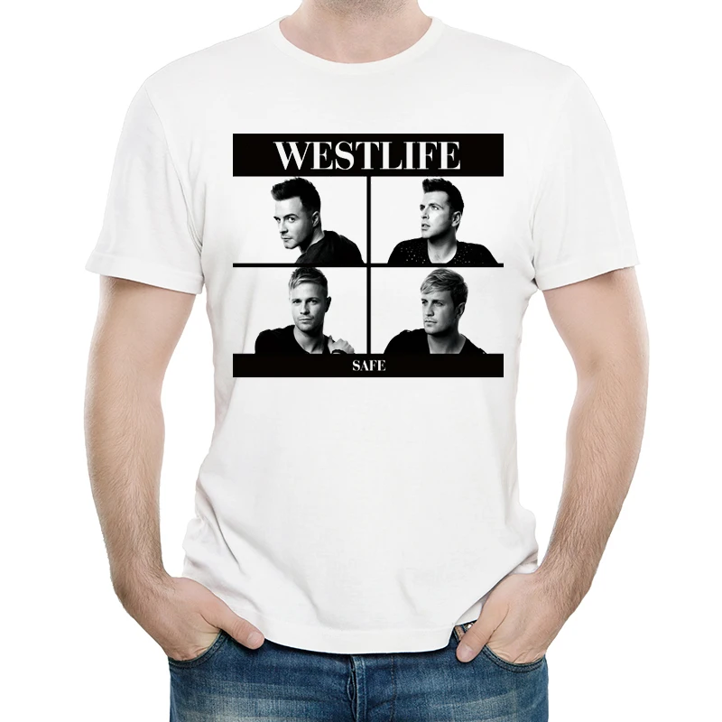 Футболка Westlife мужская с коротким рукавом модная летняя повседневная футболка