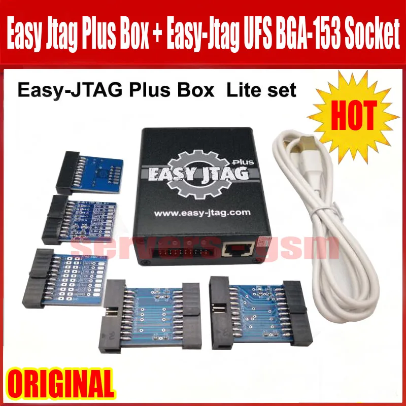 2019 новый оригинальный Easy j-tag plus коробка с Easyjtag UFS 153 адаптер гнезд