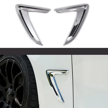 

Car styling Black/Silver/Red Side Air Fender Sticker For BMW 3 Series f30 320li 316 318 2013-2017 Car Accessories ABS Chrome