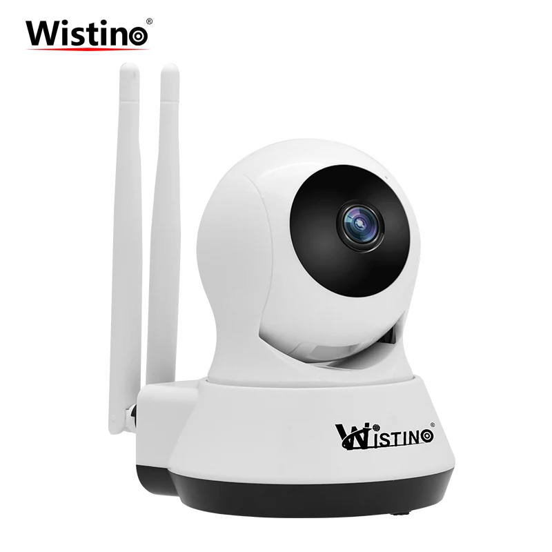 baratas Wistino CCTV Sem Fio Câmera IP Auto Pista 1080 p WiFi Baby Monitor de Vídeo De Vigilância De Alarme Interior Câmera de Segurança Night Vision