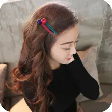 3 шт./компл. платья для детей и взрослых, цветные сладкие конфеты заколки для волос круглые высоты украшенный шариком, выпечки Краски шпильки в форме утконоса День рождения заколка для волос в подарок