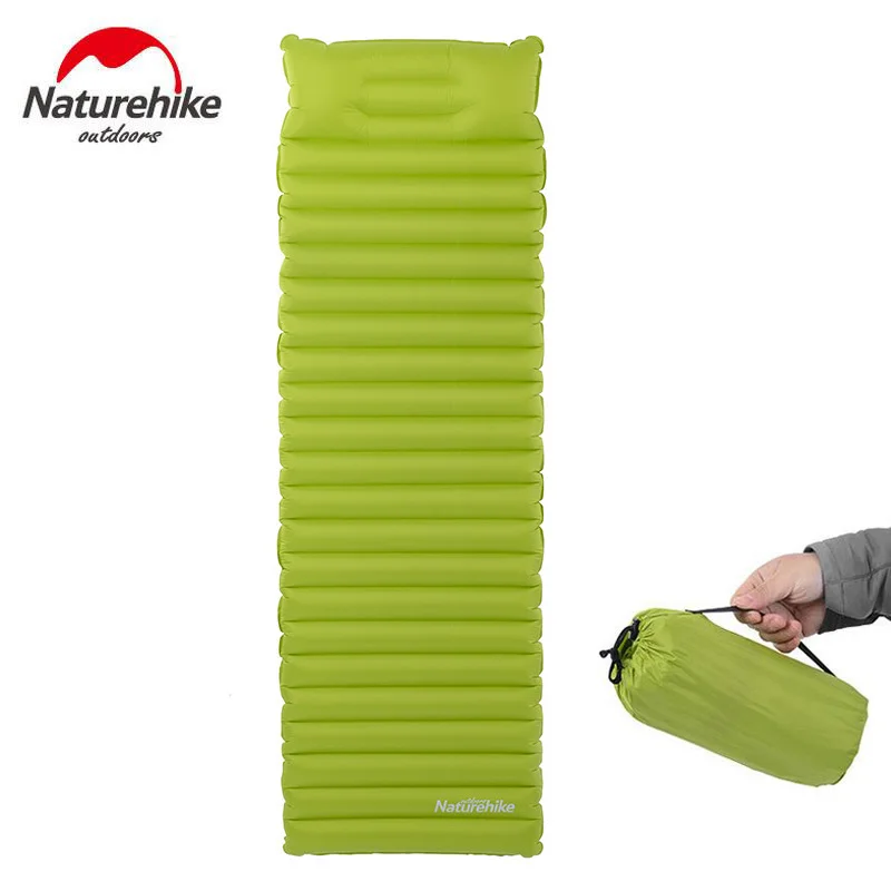Pad Mattress Sleeping Camping Beach Mat Air Inflating Self Bed Hiking Ultralight