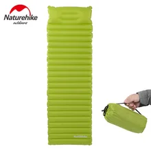 Naturehike 550g Ultralight Hiking Camping Mat Inflatable Mattress Outdoor Tent Sleeping Pad Beach Travel Mats Air Bed NH16D003-D trackman double camping mat automatic inflatable mattress with pillow large size sleeping pad beach hiking travel mats