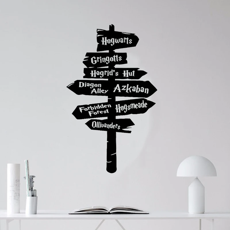 

Harry James vinyl Wall Sticker Road Sign Removeable DIY wall decal Home Movie room Decoration stickers living room Decals G06