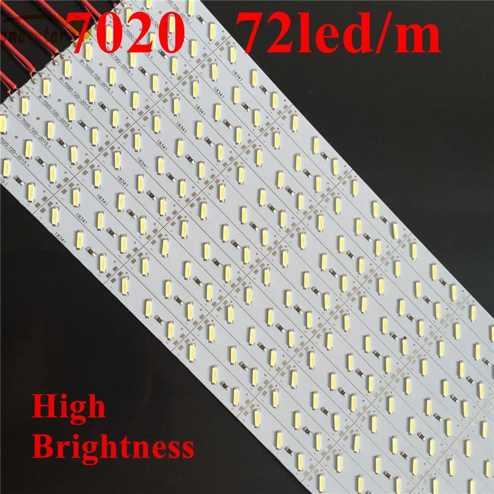 Smarstar 12В 33 см 24LED 7020 жесткие светодиодные фонари бар 0 м Жесткая светодиодная лента