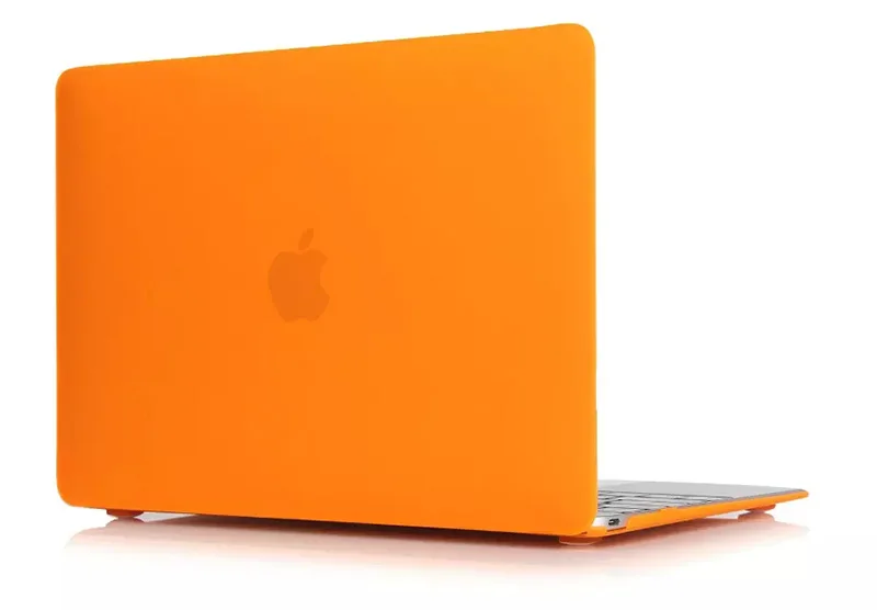 Сумка для ноутбука чехол для macbook air 13 Матовый Футляр Крышка Ноутбука Чехол для Macbook Air 13 Случае Pro Retina 12 13.3 15 дюймов для Apple Mac book Air 11 Pro 13 Сенсорный бар - Цвет: Matte orange