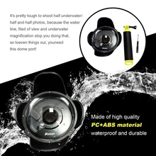 Camera Motion General 4 Inch Lotus Shading Mini Fisheye Lens Accessories Water Hemisphere Mask for Xiaoyi Xiaomi