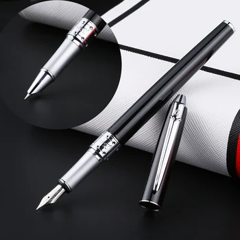 

Picasso Pimio 605 Writing Pens 0.5mm Iridium Nib Metal Fountain Pen with Diamond on the top Inking Pens for Lady Birthday Gift