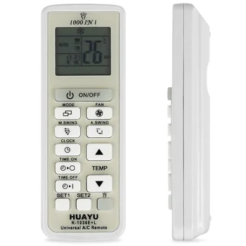 

Universal Air Conditioner Remote Control K-1036e+l for chigo tcl teco hisense haier aux with Stent holder English Russian manual