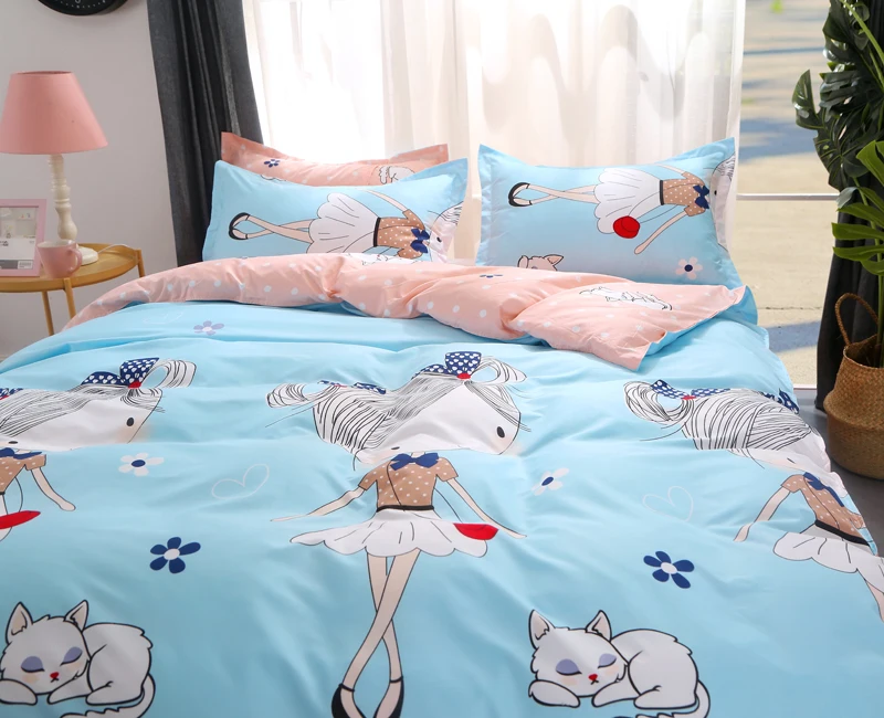 Детский комплект постельного белья из 2/4 предметов 140x200 x см|king queen size|bedding twinduvet cover