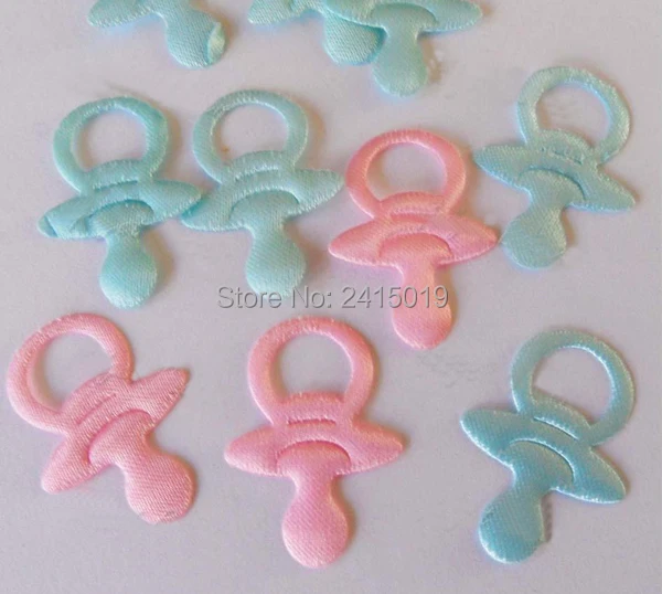 baby shower confetti party table scatter confetti Christening boy girl pink blue fabric prams confetti-2