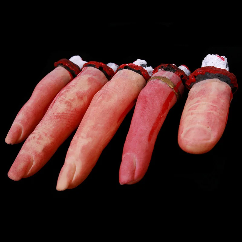 Реквизит на Хэллоуин сломанный палец руки ноги кровообращение ужас Хэллоуин Декор отрубленные кровавые конечности руки Новинка мертвые сломанные портативные устройства