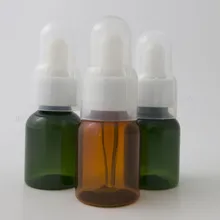 50x25 мл янтарно-зеленая пластиковая ПЭТ-бутылка-капельница 25cc пластиковый контейнер-капельница 25cc пустая косметическая упаковка
