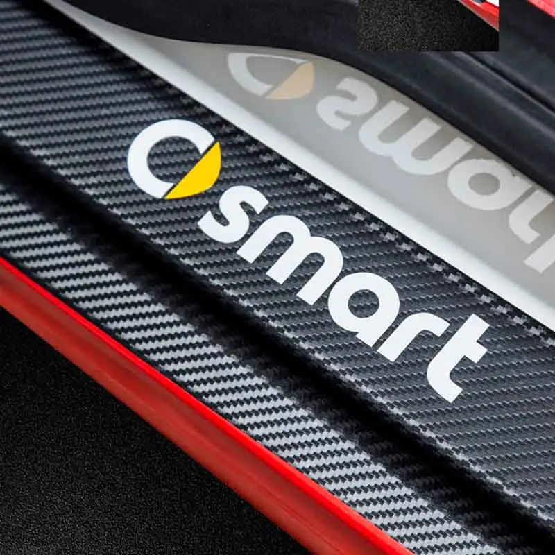 

Car Sticker Car Accessories Carbon Fiber Door Sill Scuff Plate Guards Sills for Mercedes Benz Smart Fortwo Forfour Forjeremy