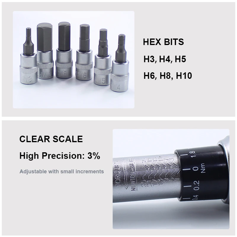 1-25nm preset torque wrench 5