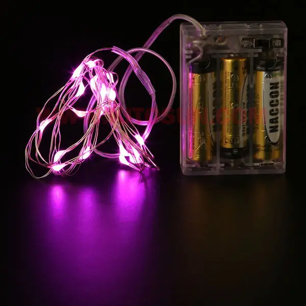 

Kitosun 33 Feet 100 LED Outdoor String Lights 3AA Battery Operated White Fairy Light Decoration Party Indoor Halloween