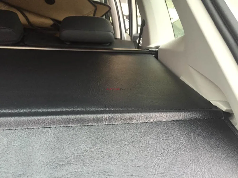 Алюминиевый сплав+ ткань задний багажник защитный щит грузовой Чехол для Volkswagen VW NEW Tiguan(черный, бежевый