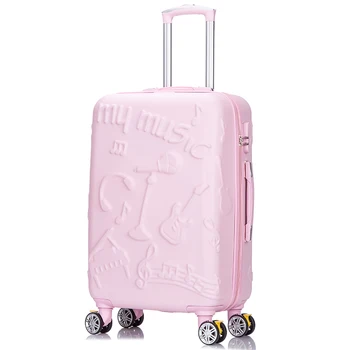 

Women Rolling Luggage Cartoon Trolley Suitcase Female Cute Password Box 20"24" Inch Boarding Travel Fashion Hard Box
