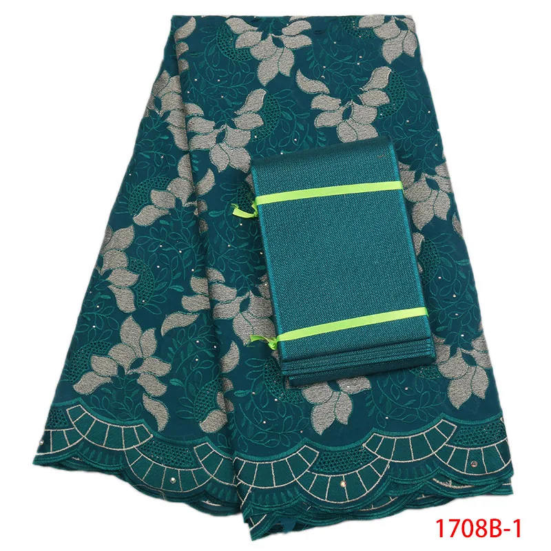 

2019 New swiss voile lace in switzerland high quality in lace matching aso oke fashion women dress new designs APW1708B-2