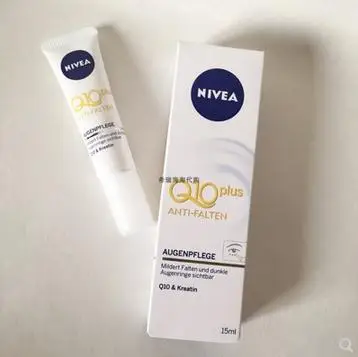 Немецкий /Nivea/Q10 plus Компактный крем для ухода за глазами против морщин 15 мл