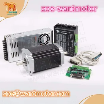 

EU free shipping!CNC Wantai 1 Axis Nema 34 Stepper Motor 85BYGH450C-012B 1600oz 3.5A +Driver DQ860MA 50V 4.2A ROHS CE ISO