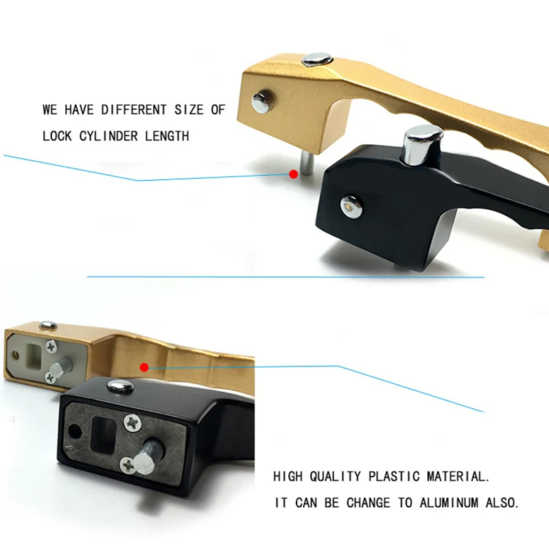 1 шт. Экран дверь окно ручка велосипедный алюминиевый замок ручка Блокировка кнопок QJ888
