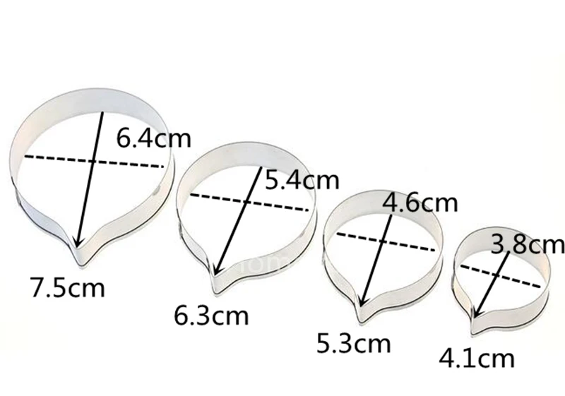 begonia flower cookie cutter 9 j