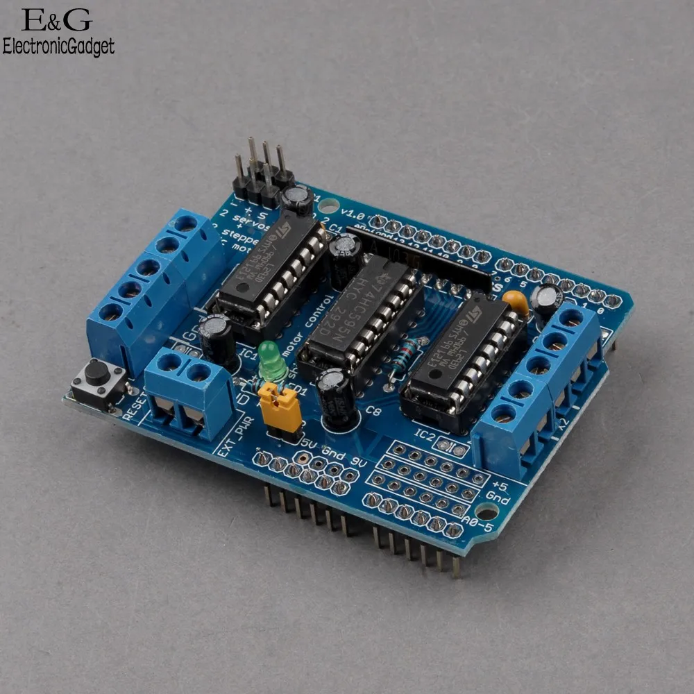 Motor Control Shield Expansion Board L293D for Arduino Mega UNO Duemilanovein Integrated