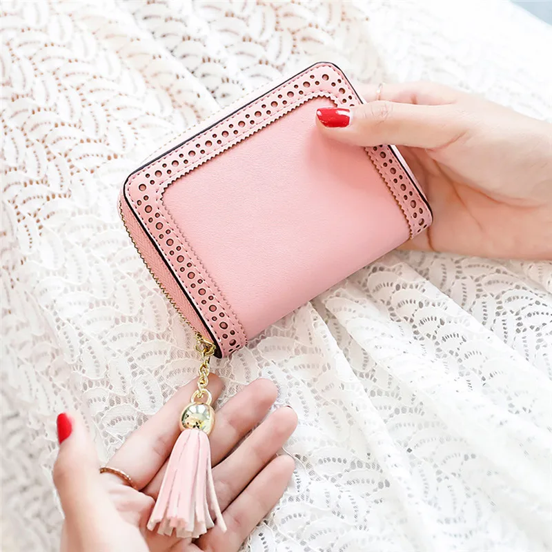 

Women Short Wallet Fresh Student WalletWomen Simple Short Wallet Coin Purse Card Holders Handbag Organizer Magnet Wallet A8$