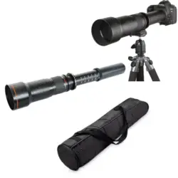 JINTU 650-1300mm f/для детей от 8 до 16 Супер телефото зум-объектив для адаптера NEX NEX5 NEX7 A5000 A6000 A6300 A6500 A7 A7S A7R A7RII A7III Камера черный