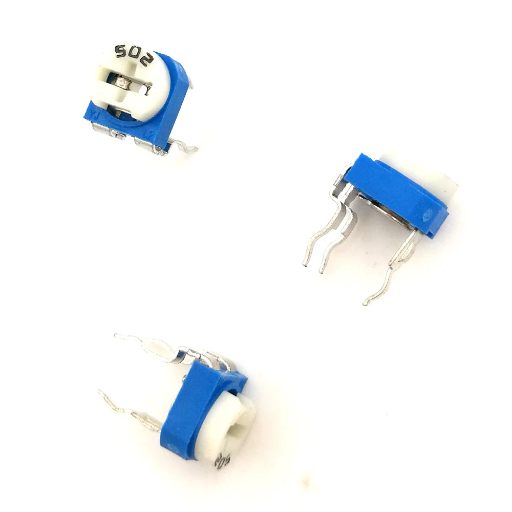 Cable Length: RM065-502 Computer Cables Yoton RM065-502 Horizontal 5K Blue White Adjustable Resistor/Potentiometer WH06-2
