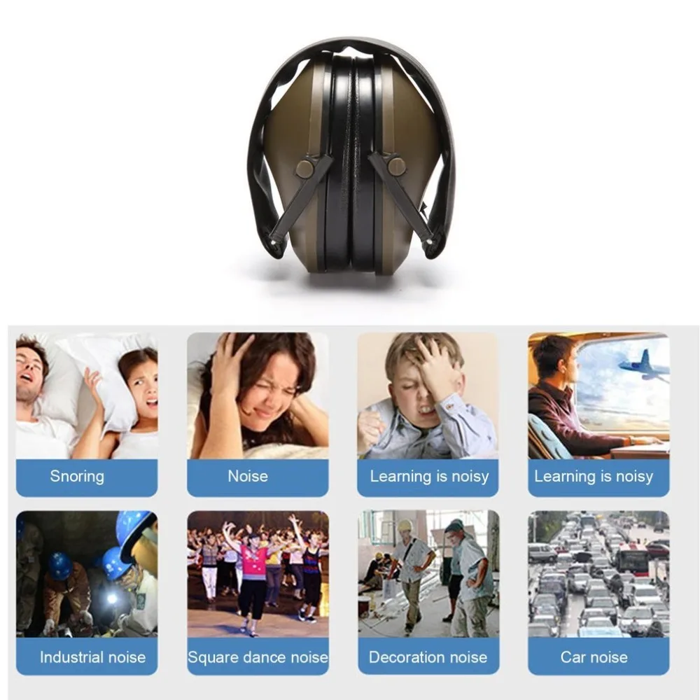 Adjustable Foldable Anti-Noise Noise Canceling Tactical Shooting Headset Soft Padded Earmuff for Sport Hunting Military Adjustable Foldable Anti-Noise Noise Canceling Tactical Shooting Headset Soft Padded Earmuff for Sport Hunting Military