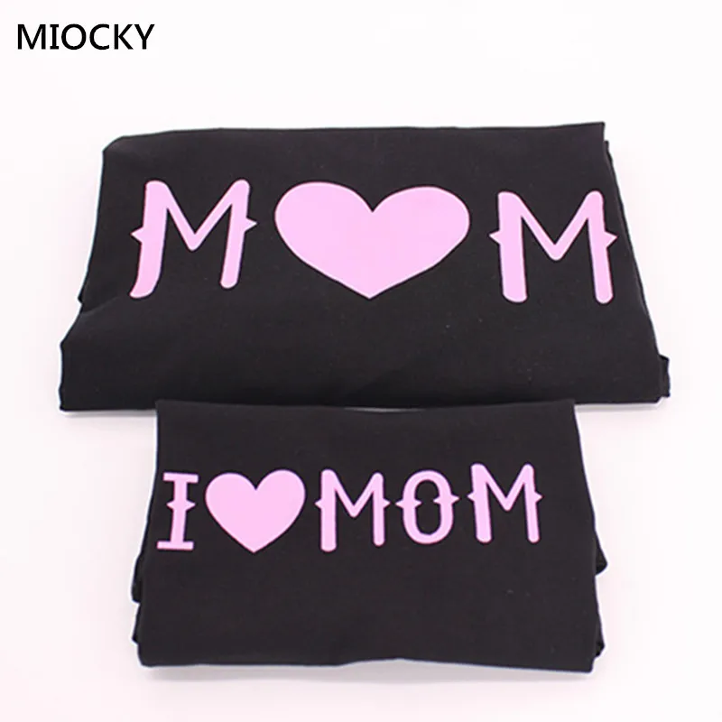 

Family Matching Clothes Shirts Dad Mom Baby Clothes Short Sleeve T-shirt Letter Family Look Daddy Mommy and Me Clothes E0112