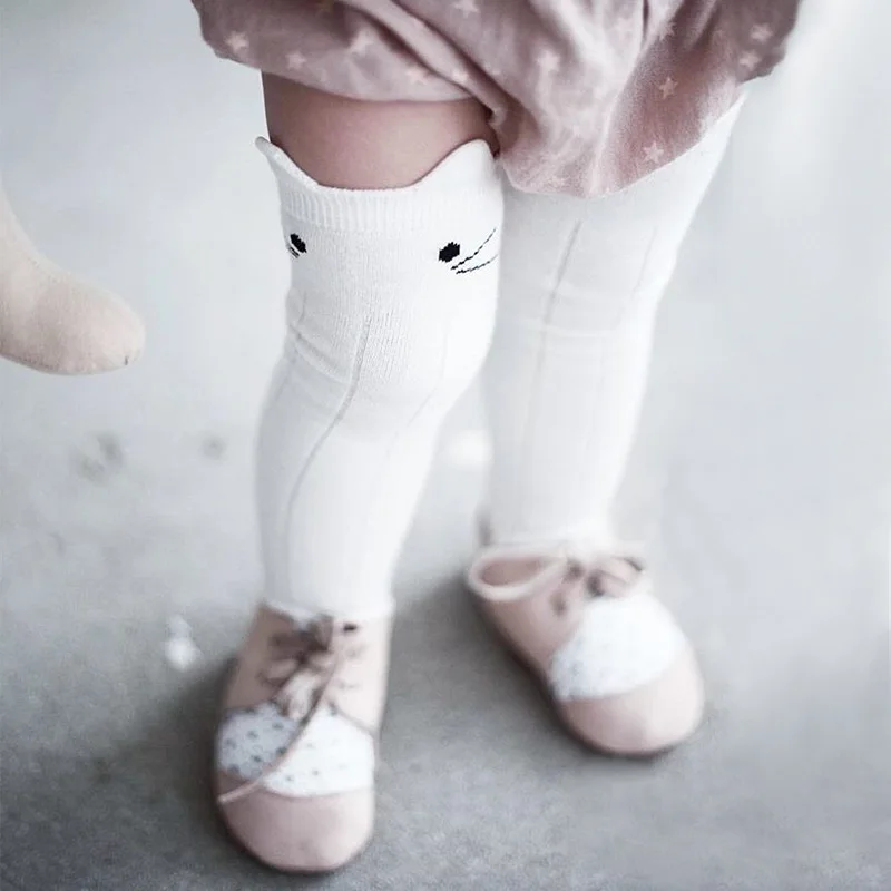 Детские забавные носки до колена на возраст 0 3 года|girls socks|calcetines boymeia kids |