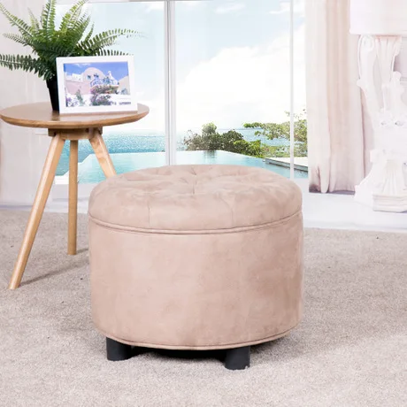 

Stools & Ottomans Living Room Furniture Home Furniture fabric+solid wood stool tabouret bois minimalist sgabello 47*47*42cm hot