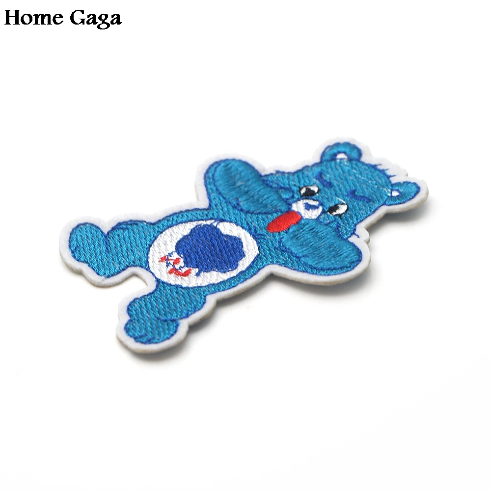 Homegaga 5 шт. нашивки для ухода за медведями, вышитая аппликация, наклейки для шитья, Джерси, одежда para, куртка, значки, железная футболка D1202