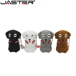 JASTER Лидер продаж модные креативные Мини милый щенок реальная емкость USB flash drive 2,0 4 ГБ/8 ГБ/16 ГБ/32 ГБ/64 ГБ memory stick Бесплатная доставка