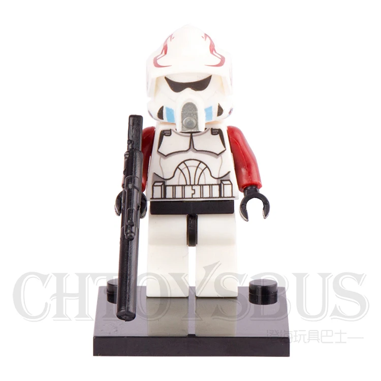 Koop Enkele Verkoop STER OORLOG SW378 ARF Scouts Clone Trooper Elite De Force Wekt minifig Monteren Bouwstenen Kinderen Speelgoed 9488