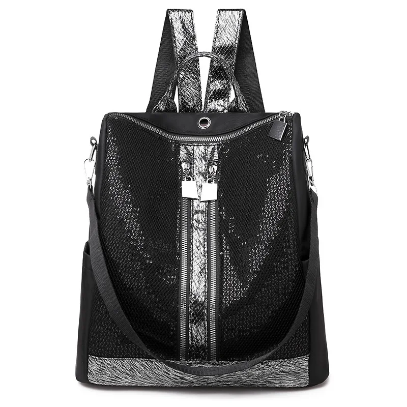 

Oxford Dual Shoulder Bag Women Canvas Bookbag Single-shoulder Dual-purpose Anti-theft Travel school teenage girls back pack