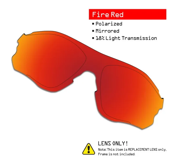 SmartVLT поляризованные Сменные линзы для солнцезащитных очков в стиле Оукли EVZero Path-несколько вариантов - Цвет линз: Fire Red-ShieldCoat
